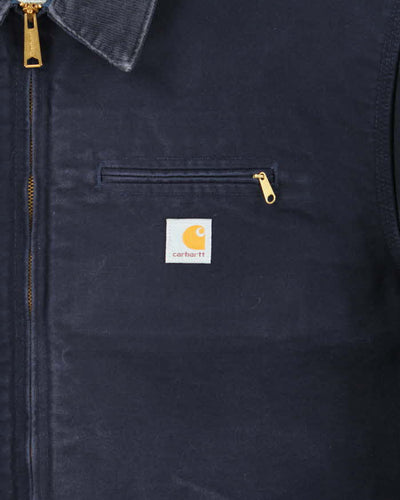 Vintage 00s Navy Carhartt Detroit J01 Jacket - XL