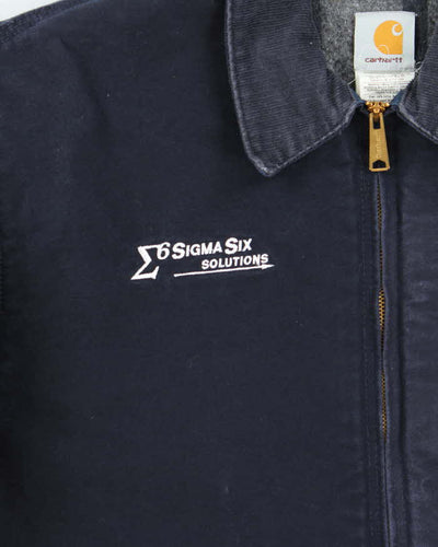 Vintage 00s Navy Carhartt Detroit J01 Jacket - XL