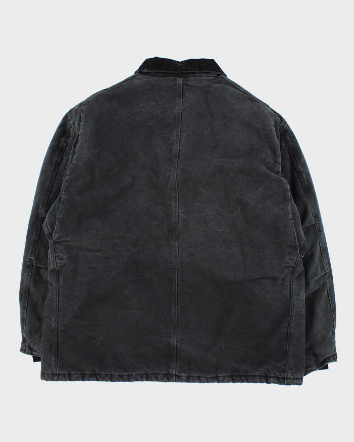 Vintage 00s Black Faded C26 Carhartt Workwear Jacket - XXL