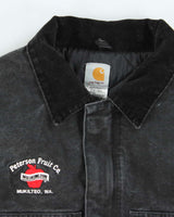 Vintage 00s Black Faded C26 Carhartt Workwear Jacket - XXL