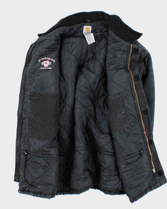 Vintage 00s Black Faded C26 Carhartt Workwear Jacket - XXL