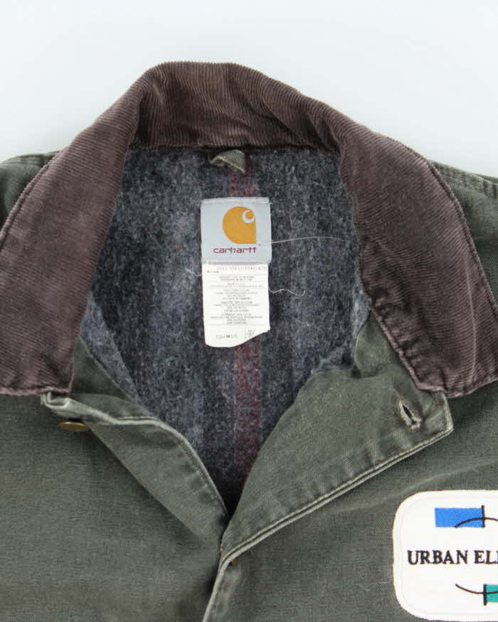Vintage 00s Green Carhartt C02 Workwear Jacket - XXL