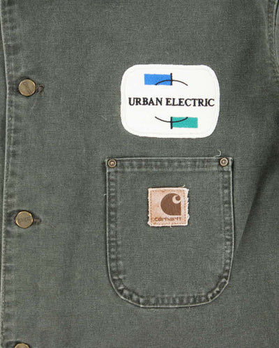 Vintage 00s Green Carhartt C02 Workwear Jacket - XXL