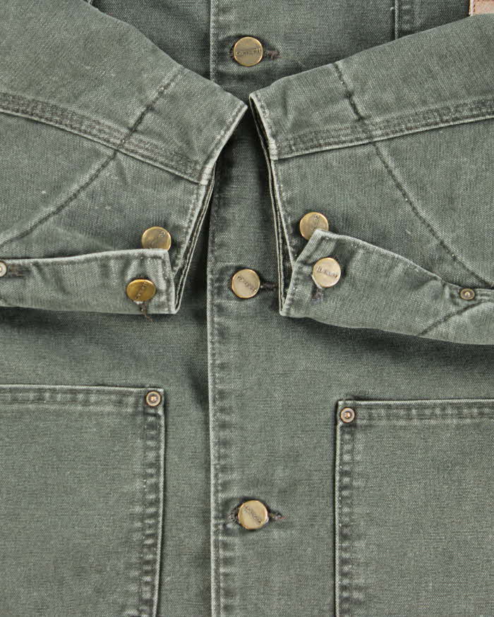 Vintage 00s Green Carhartt C02 Workwear Jacket - XXL