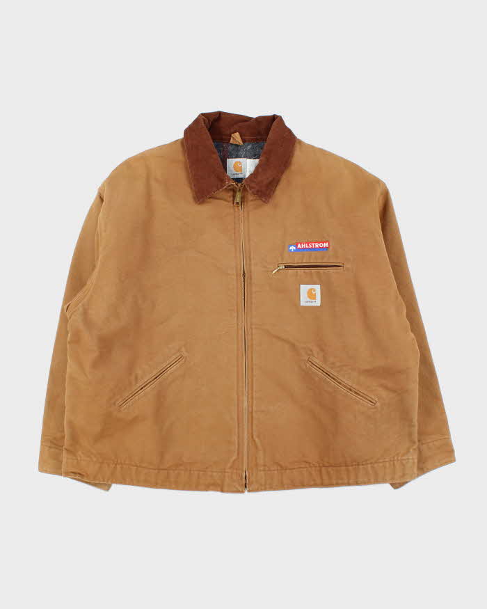 Vintage 80s Brown Carhartt Detroit Workwear Jacket - XXXL