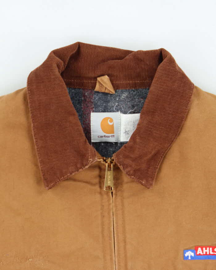 Vintage 80s Brown Carhartt Detroit Workwear Jacket - XXXL