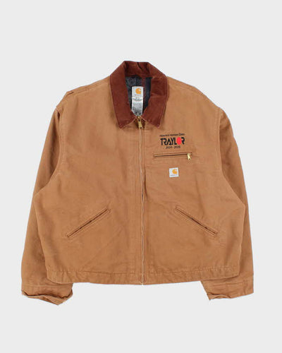 Vintage 2000s Brown Carhartt J01 Detroit Workwear Jacket - XXXL