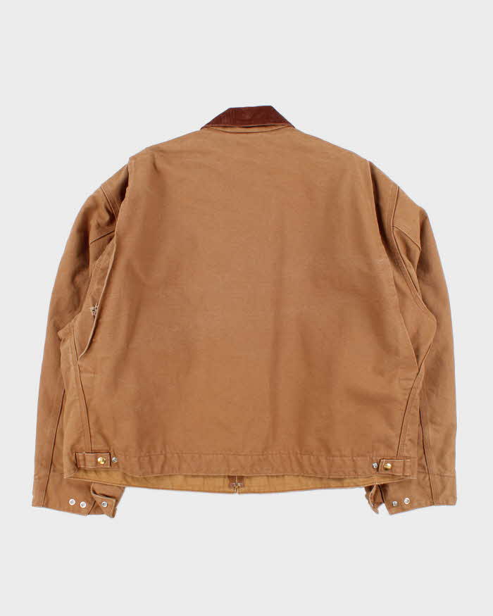 Vintage 2000s Brown Carhartt J01 Detroit Workwear Jacket - XXXL