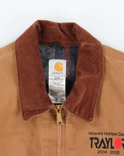 Vintage 2000s Brown Carhartt J01 Detroit Workwear Jacket - XXXL