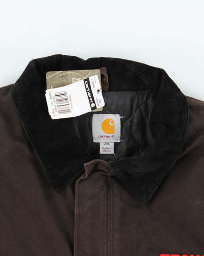 DSWT Carhartt C26 Brown Quilted Workwear Jacket -  XXL