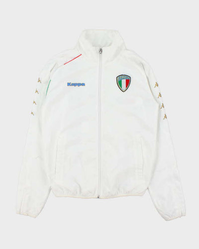 Vintage Y2K 00s White Kappa Italia Zip Up Windbreaker - S