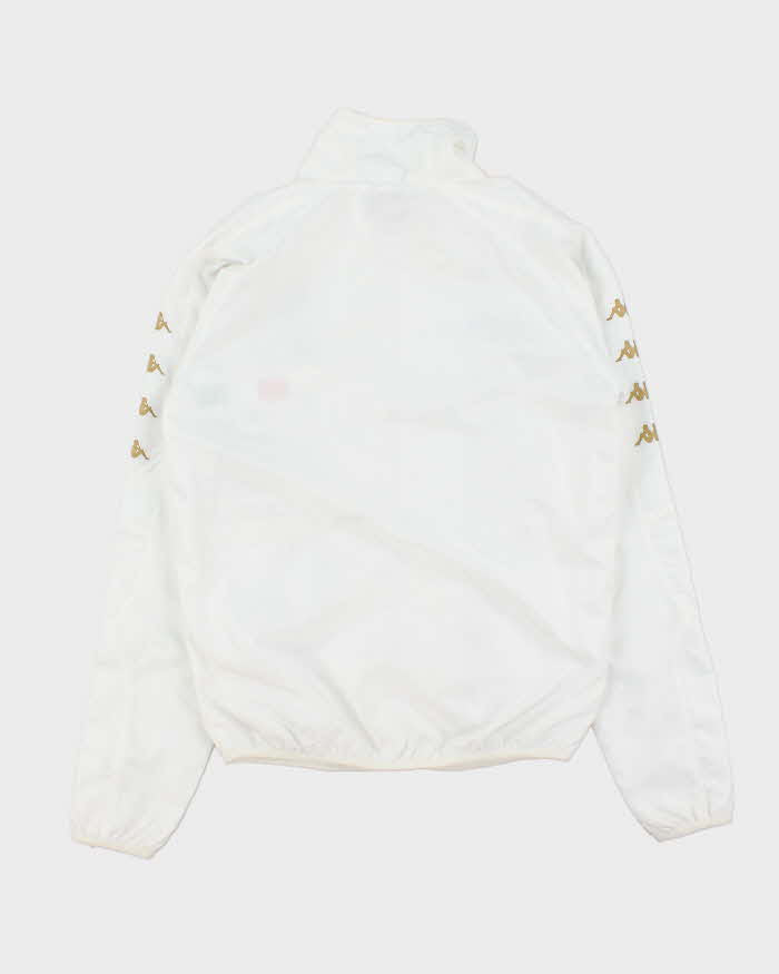Vintage Y2K 00s White Kappa Italia Zip Up Windbreaker - S