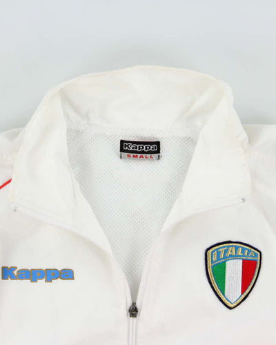 Vintage Y2K 00s White Kappa Italia Zip Up Windbreaker - S