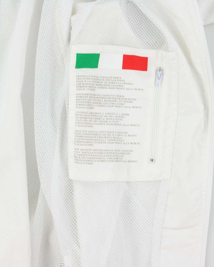 Vintage Y2K 00s White Kappa Italia Zip Up Windbreaker - S