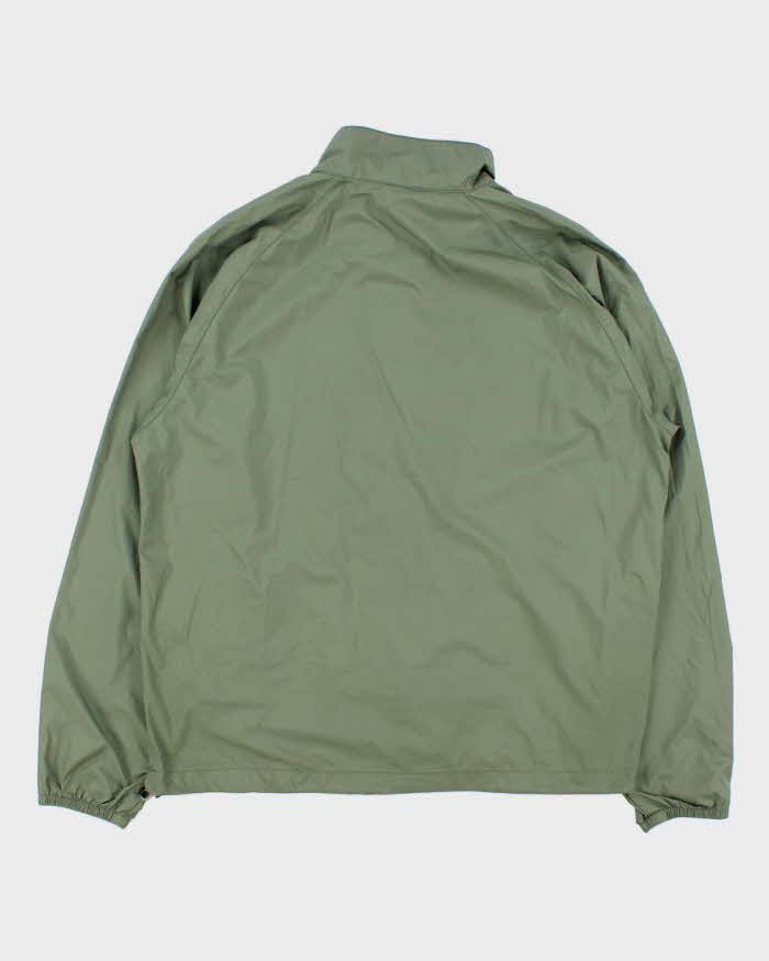 Vintage 90s Stussy Khaki Zip Up Windbreaker - M