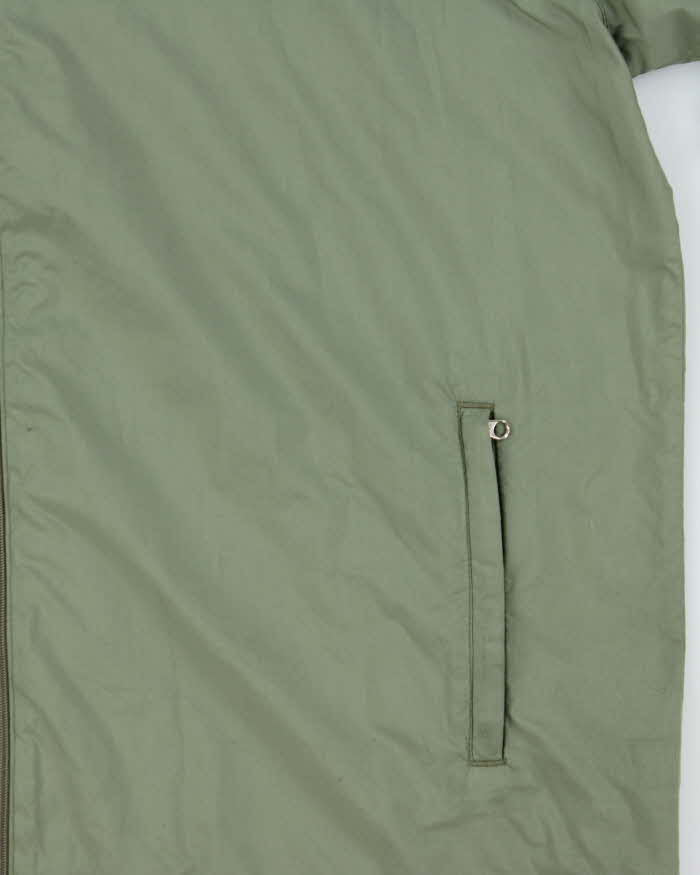 Vintage 90s Stussy Khaki Zip Up Windbreaker - M