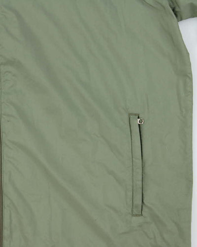 Vintage 90s Stussy Khaki Zip Up Windbreaker - M