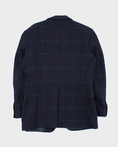 Vintage 1990s Polo Ralph Lauren Wool Check Blazer Jacket - L
