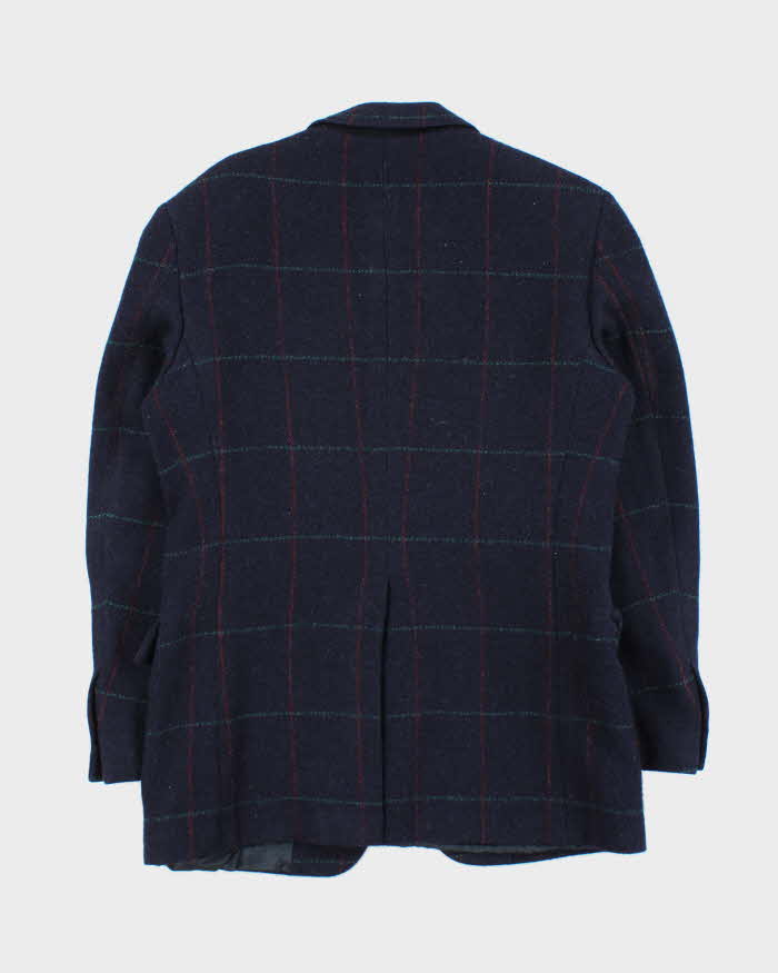 Vintage 1990s Polo Ralph Lauren Wool Check Blazer Jacket - L