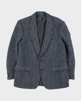 Vintage 1980s Harris Tweed Wool Blazer Jacket - M