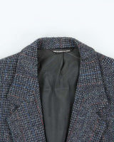 Vintage 1980s Harris Tweed Wool Blazer Jacket - M