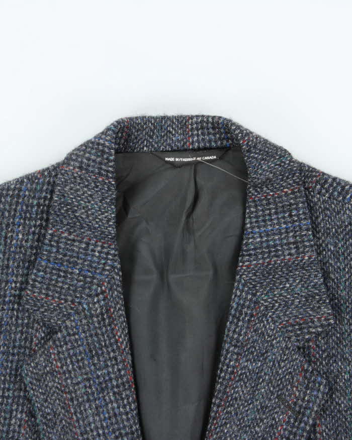 Vintage 1980s Harris Tweed Wool Blazer Jacket - M