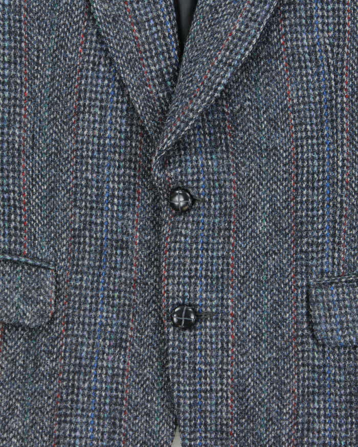 Vintage 1980s Harris Tweed Wool Blazer Jacket - M