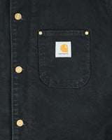 Vintage 00s Carhartt C01 Black Heavyweight Lined Chore Jacket - L