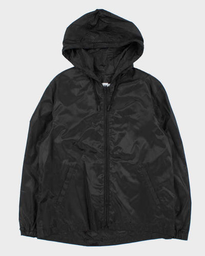 Coach Black Lightweight Hooded Shell Windbreaker - L