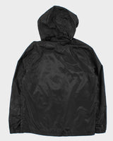 Coach Black Lightweight Hooded Shell Windbreaker - L