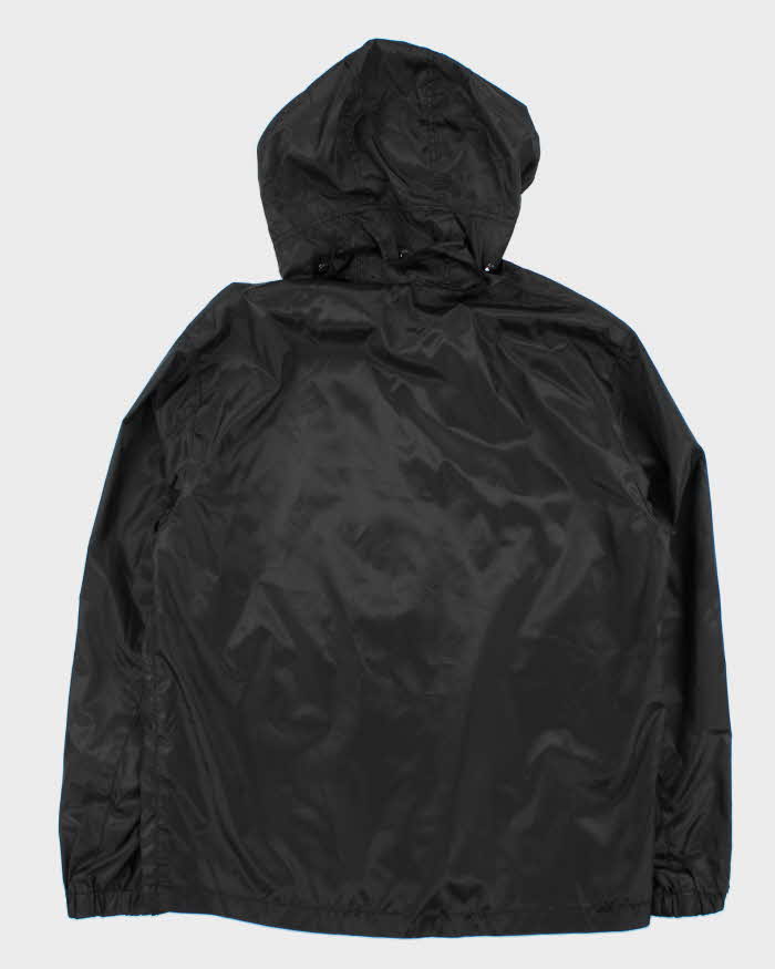Coach Black Lightweight Hooded Shell Windbreaker - L
