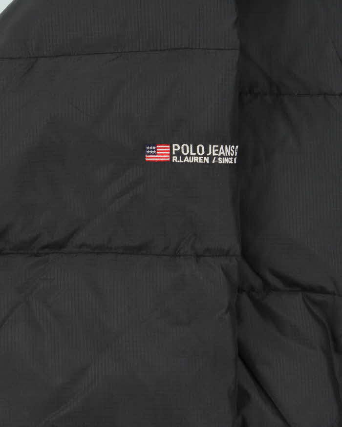 Vintage 1990s Polo Jeans Ralph Lauren Puffer Jacket - L