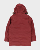DSWT Eddie Bauer Faux Fur Hooded Puffer Parka Jacket - M