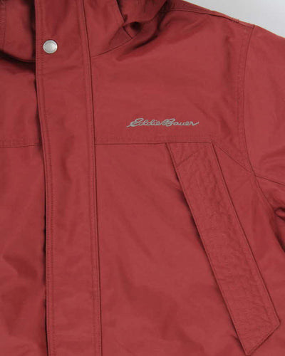 DSWT Eddie Bauer Faux Fur Hooded Puffer Parka Jacket - M