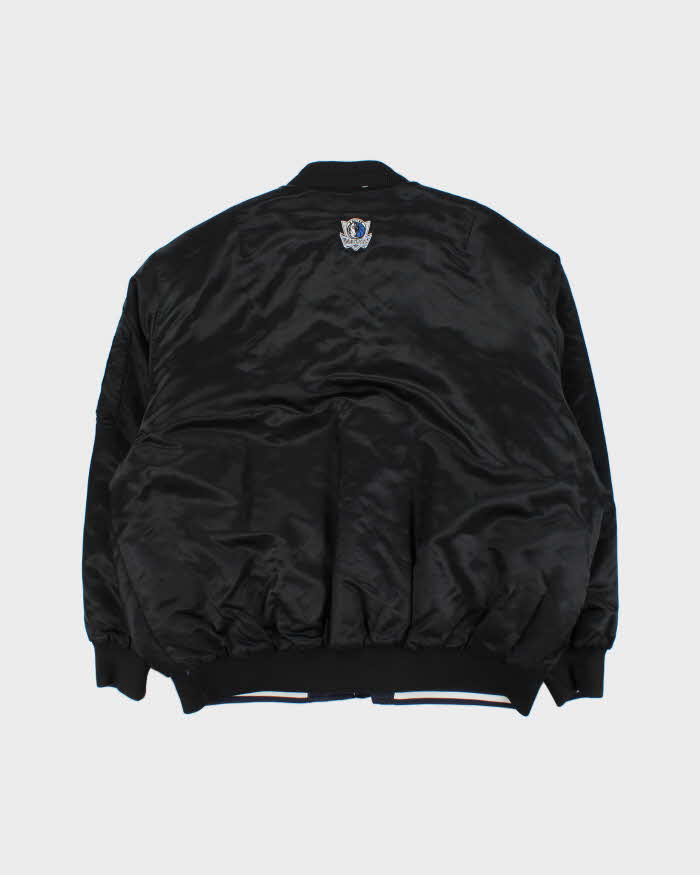 Vintage 00s Reebok Mavericks NBA Reversible Bomber Jacket - XXL