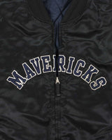 Vintage 00s Reebok Mavericks NBA Reversible Bomber Jacket - XXL