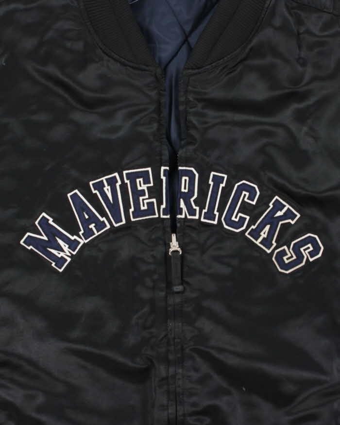 Vintage 00s Reebok Mavericks NBA Reversible Bomber Jacket - XXL