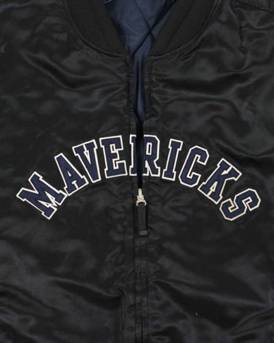 Vintage 00s Reebok Mavericks NBA Reversible Bomber Jacket - XXL