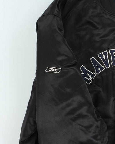 Vintage 00s Reebok Mavericks NBA Reversible Bomber Jacket - XXL