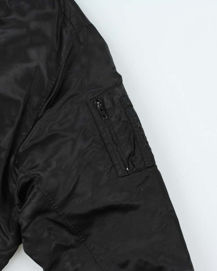 Vintage 00s Reebok Mavericks NBA Reversible Bomber Jacket - XXL