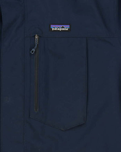 Patagonia Navy Waterproof Hooded Topley Down Puffer Jacket - L