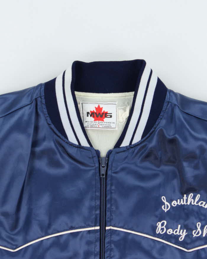 Vintage MWG 80s Ebroidered Bomber Jacket - M