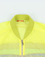 Vintage Y2K 00s Prada Sport Lightweight Transparent Bomber Jacket - XL
