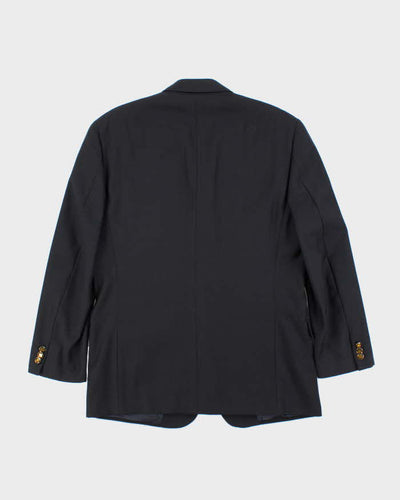 Vintage 90s Givenchy Navy Wool Blazer - L