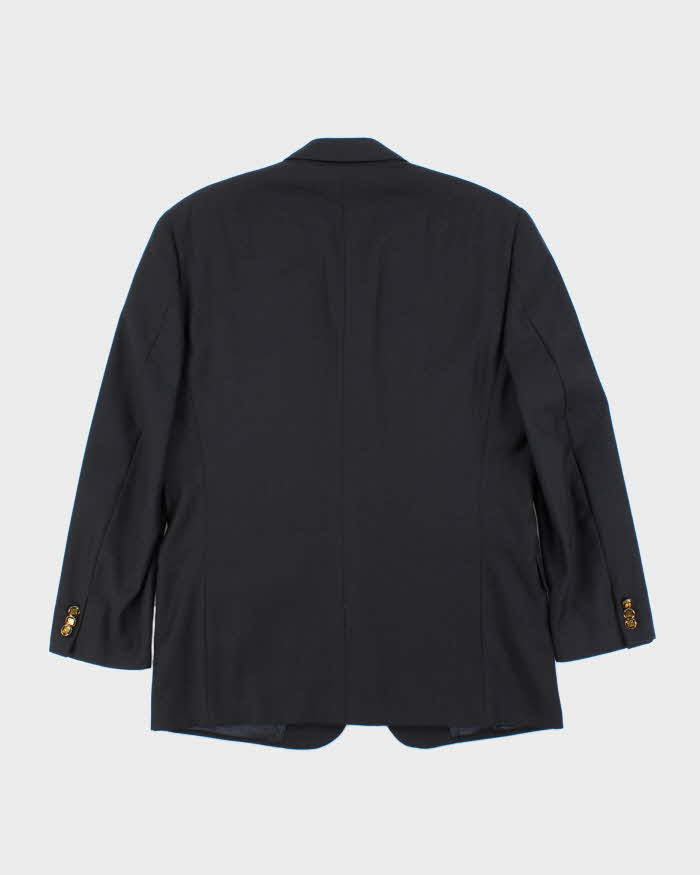 Vintage 90s Givenchy Navy Wool Blazer - L