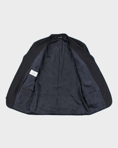Vintage 90s Givenchy Navy Wool Blazer - L