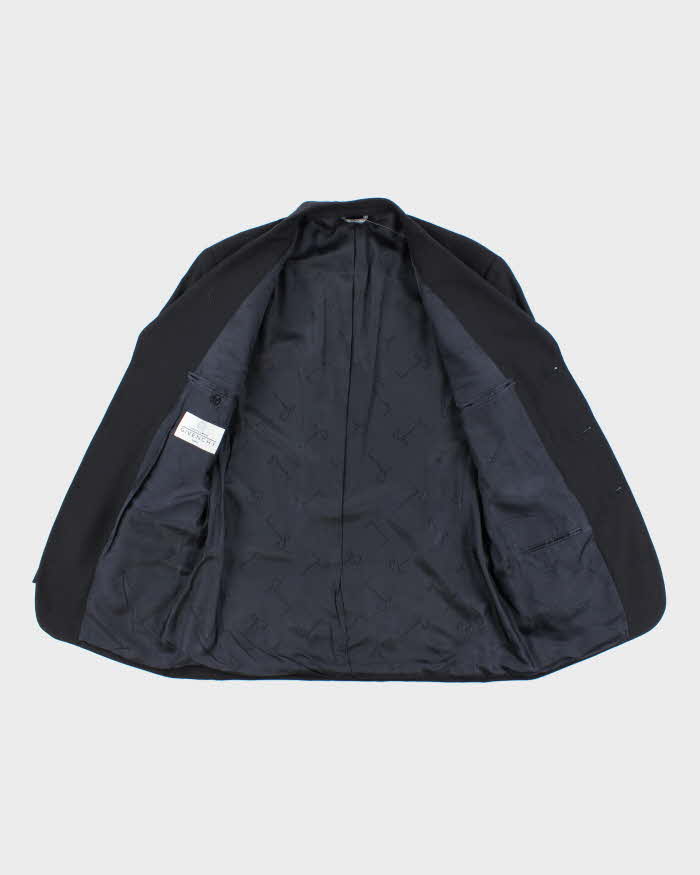 Vintage 90s Givenchy Navy Wool Blazer - L