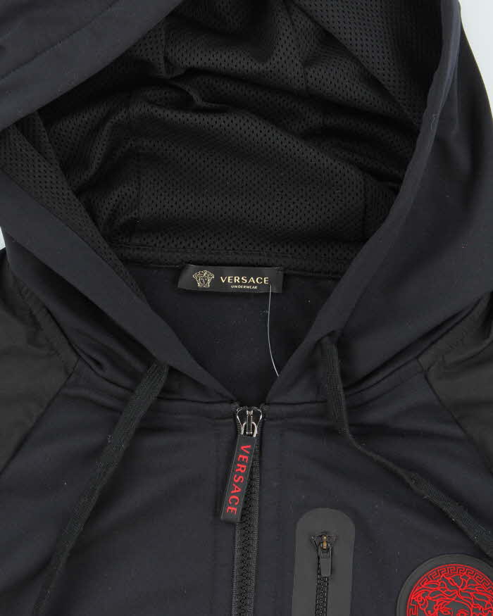 Vintage Versace Sport Two-Tone Zip Up Hoodie - L