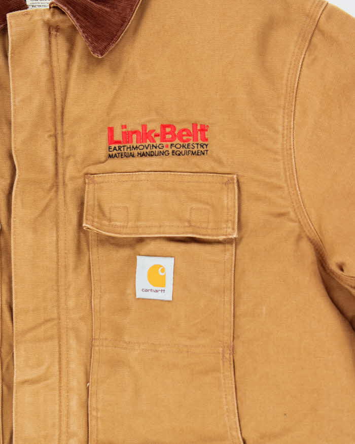 Vintage 00s Carhartt C01 Quilted Oversized Chore Workwear Jacket - M