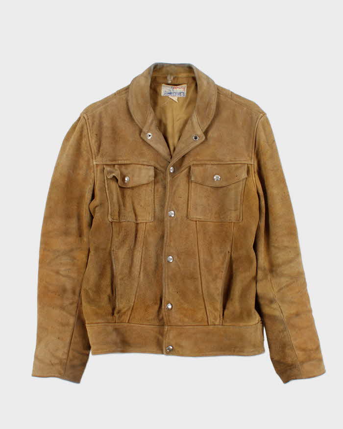 Vintage 1960s Sprung Western Wear Suede Jacket - M